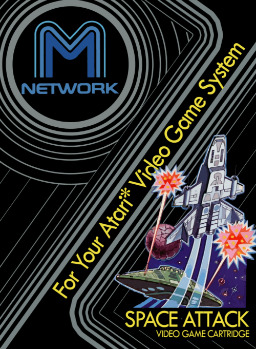 Space Attack box art for Atari 2600